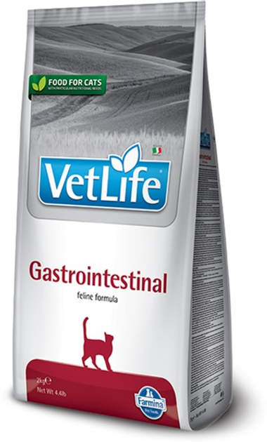 Корм для кошек лечебный Фарміна Vet Life Gastrointestinal при заболеваниях ЖКТ 400 г (25197)