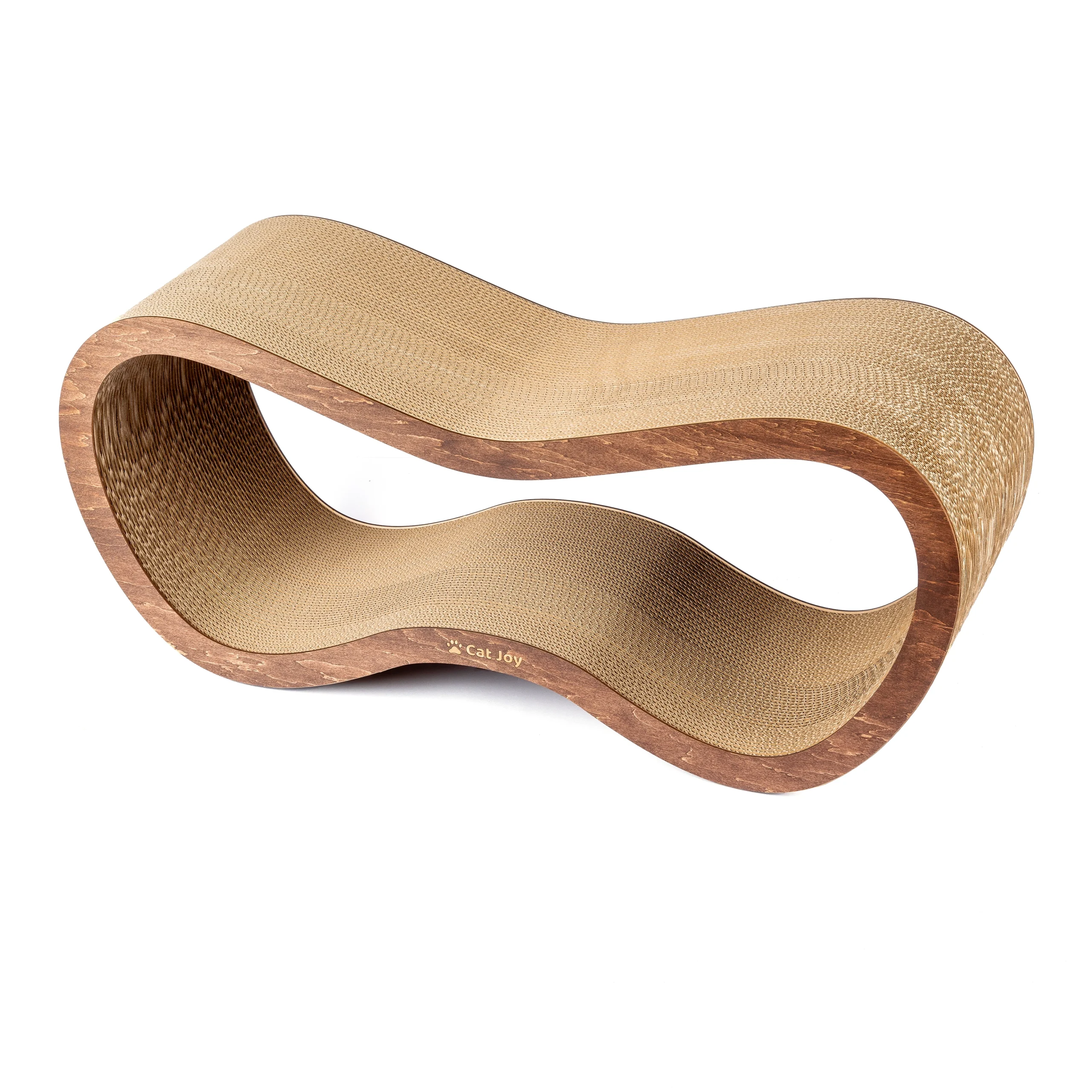 Кігтеточка для кішок Cat Joy Фьюжн XXL 84х36х29 см Коричневий (863900002) - фото 4