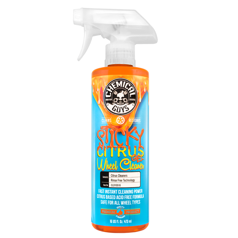 Гель для очистки колесных дисков Chemical Guys Sticky Citrus Wheel Cleaner Gel с ароматом цитрусовых 473 мл