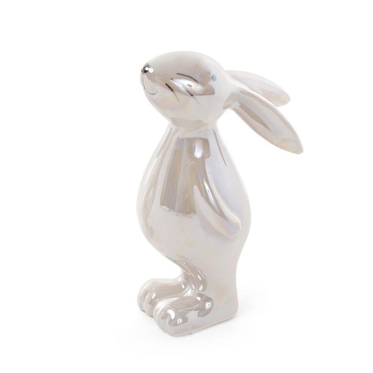 Сувенир BonaDi Кролик 10 см Бежевый перламутр (834-758)