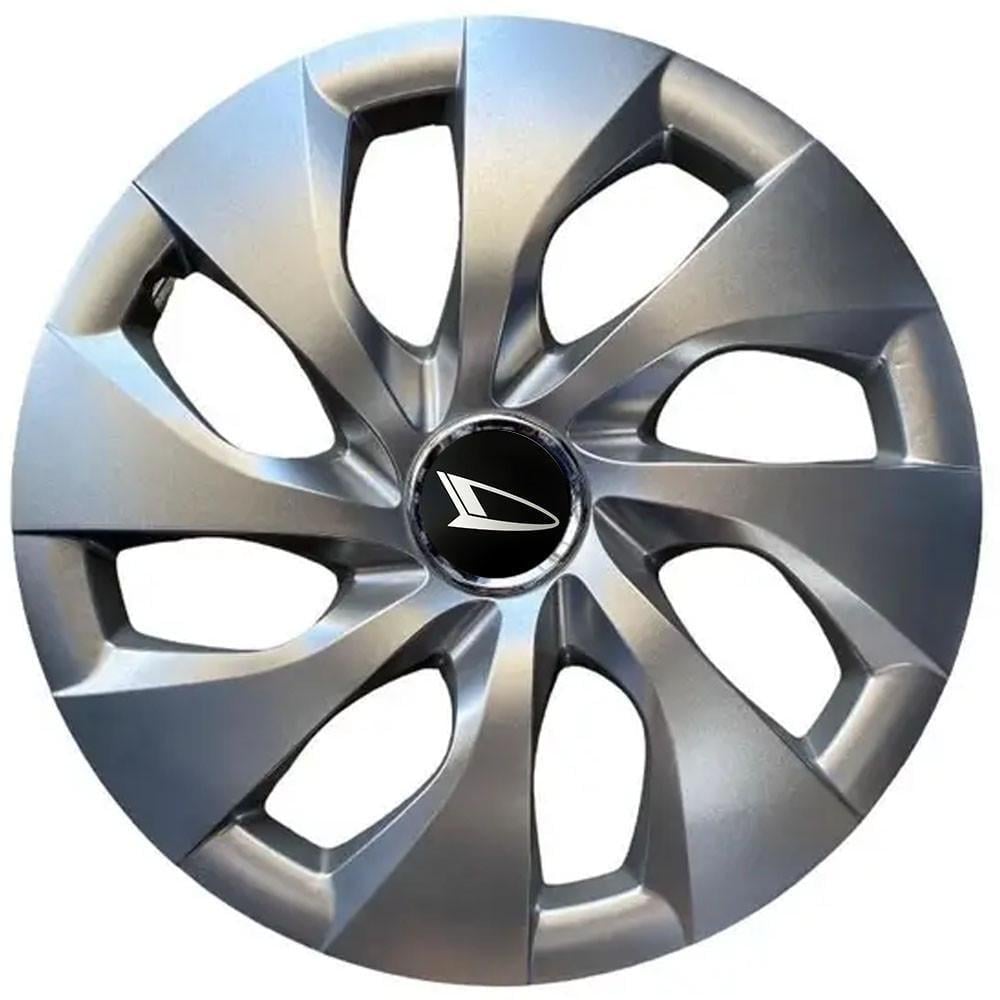Ковпаки SJS з логотипом Daihatsu 416 R16 4 шт. Срібний (31006684)