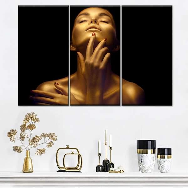 Модульная картина KIL Art Познание себя из трех частей 78x48 см (M3_M_46)