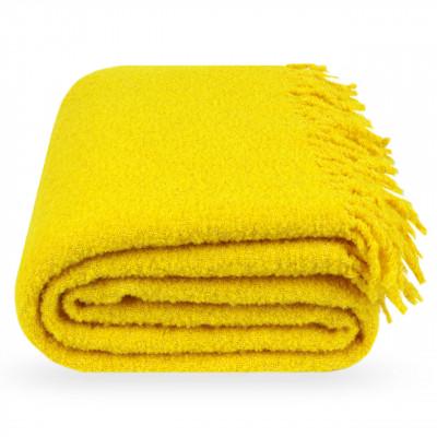 Плед букле 140х200 см Лимонний - фото 1