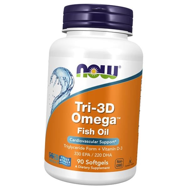 Омега 3 Now Foods Tri-3D 90 гел. капс. (67128017)