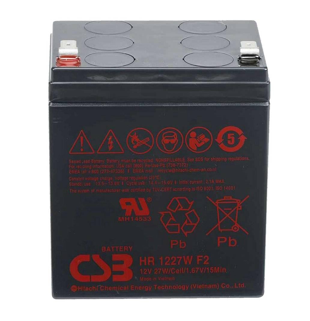 Акумуляторна батарея CSB HR1227WF2 12V 6,5Ah 90х70х106 мм 1,97 кг Q10