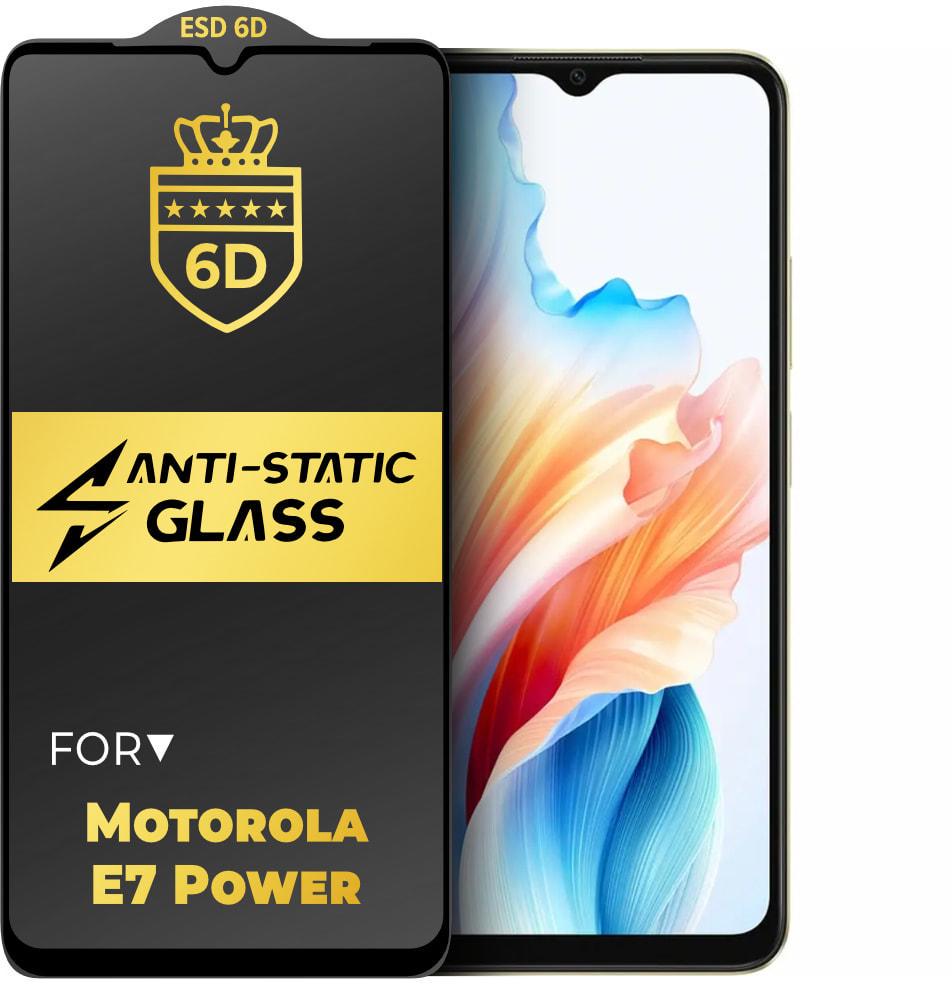 Защитное стекло 6D Anti-Static Motorola Moto E7 Power Glass Shield (38095)