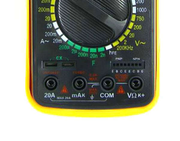 Мультиметр цифровий тестер DT-9207/2302 A 2 шт. - фото 6
