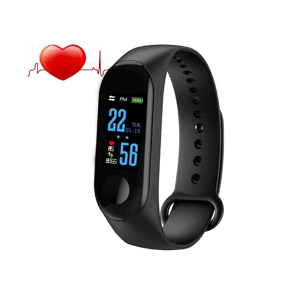 Фитнес-браслет M3 Fit Smart Bracelet Yoho с цветным экраном Black (1166420868) - фото 2