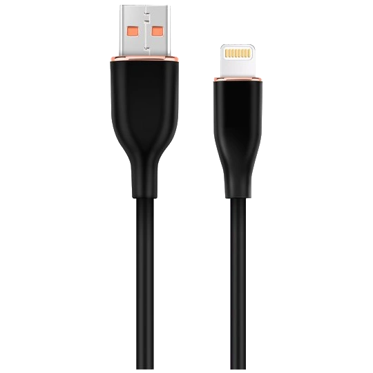 Кабель Cablexpert CC-USB2S-AM8PM-1.5M-BK USB Type-A – Lightning, 1.5 м, черный, для зарядки и передачи данных