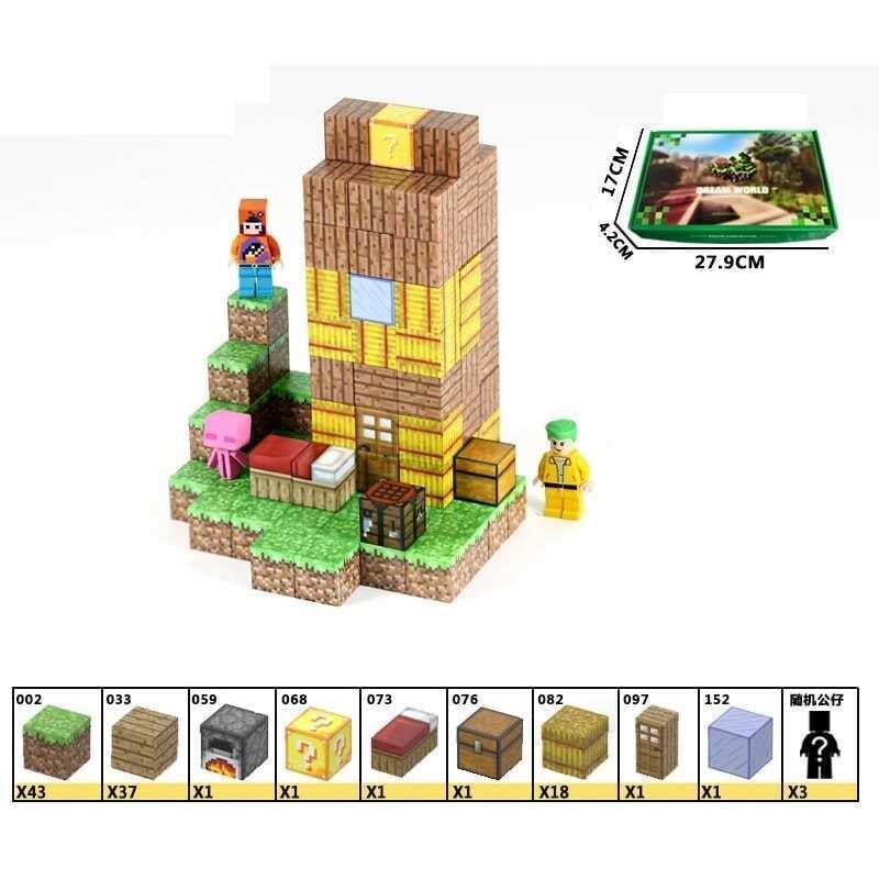 Конструктор магнітний Minecraft LZCK076 фігурки героїв 106 елементів (MTT-198618) - фото 2 Конструктор магнітний Minecraft LZCK076 фігурки героїв 106 елементів (MTT-198618) - фото 2