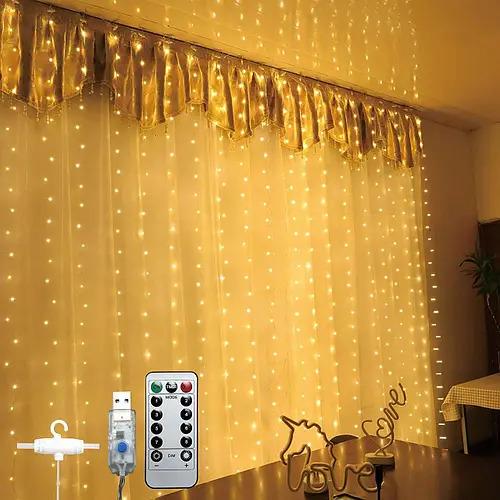 Гирлянда-штора UKC SF-1 400LED (3-5-16211)