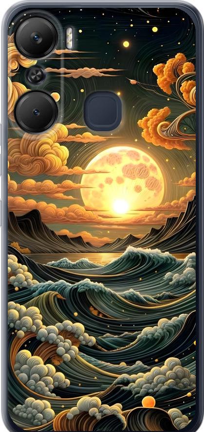 Чехол на Infinix Hot 12 Pro Арт волны (6332u-2868-42517)