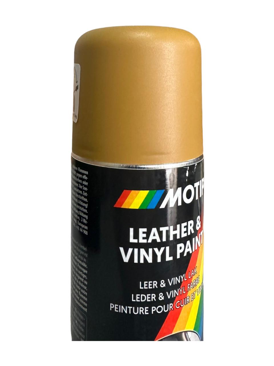 Краска для кожив баллончике Motip Leather and Vinyl Paint 200 мл Коричневый/Охра - фото 4 Краска для кожив баллончике Motip Leather and Vinyl Paint 200 мл Коричневый/Охра - фото 4