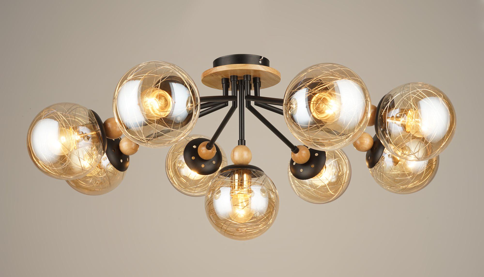 Люстра декоративная Sirius B N4531/9 на 9 плафонов