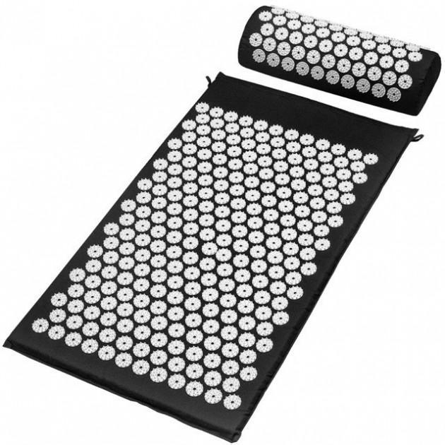 Масажний ортопедичний килимок з подушкою Acupressure Mat (5-12-BS-18)