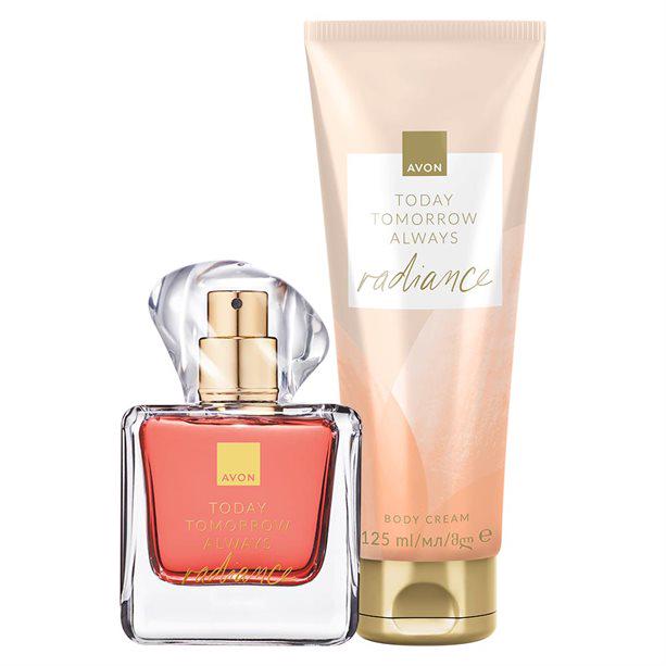 Набор женский парфюмированный Avon TTA Radiance аромат 50 мл/парфюмированный крем для тела 125 мл (AV9804299)