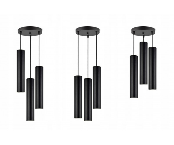 Підвісний світильник Makulo 3 Round Black (PL-0003684 M/BLACK) - фото 2 Підвісний світильник Makulo 3 Round Black (PL-0003684 M/BLACK) - фото 2