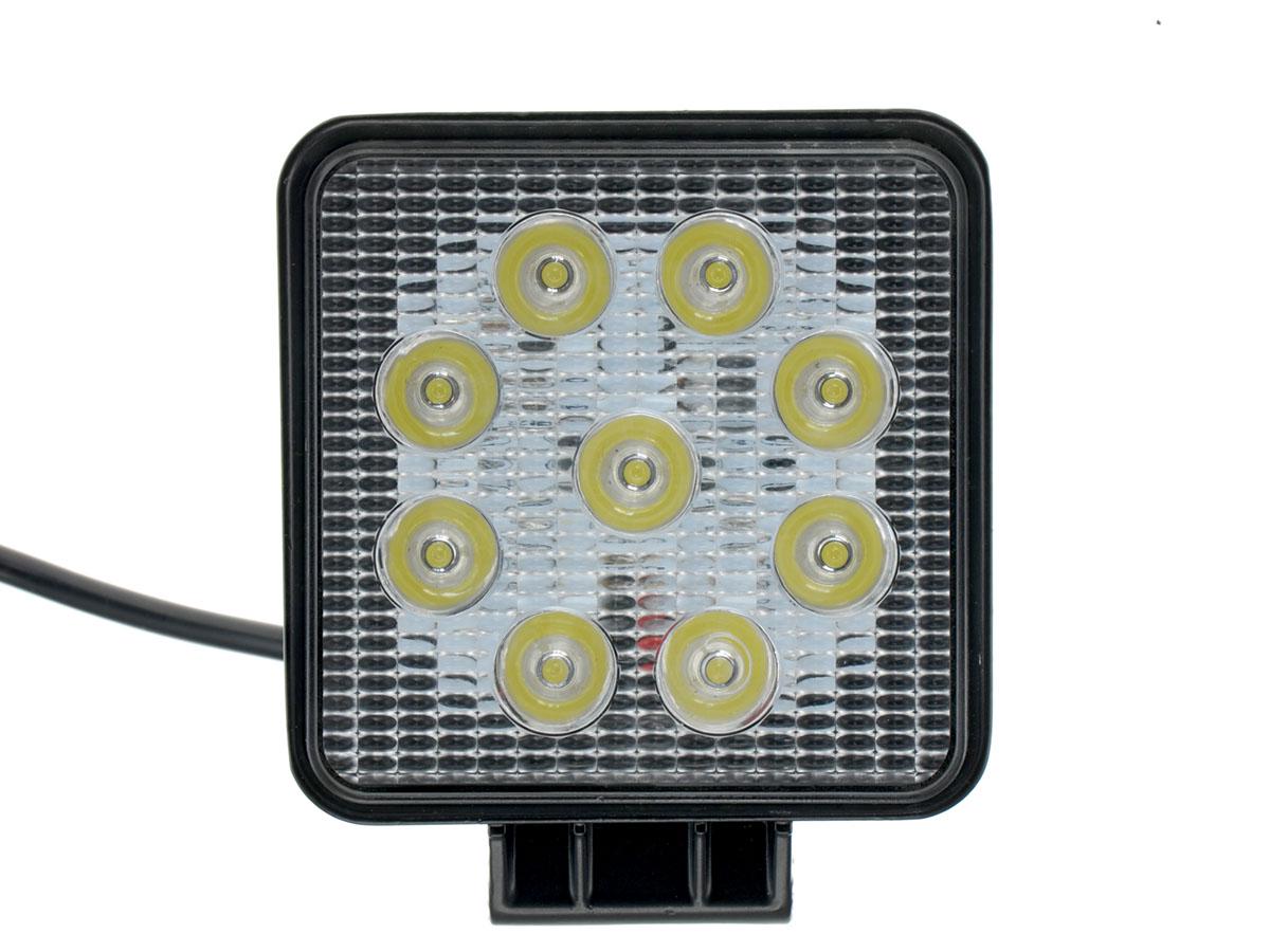 Фари додаткові LED Cyclone WL 110 Slim 27W EP9 SP квадратні дальній