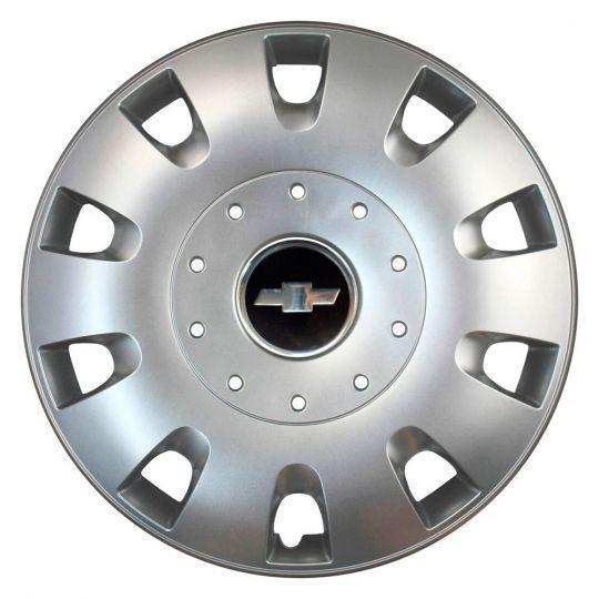 Автомобильные колпаки SKS 401 R16 с логотипом Chevrolet 4 шт. Серебристый
