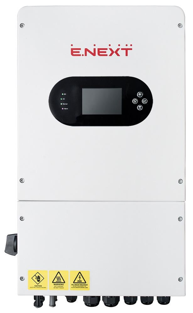 Інвертор гібридний E.NEXT e.inv.h1.industrial.48.6000 1Ф 6 кВт 48/230В MPPT Wi-Fi (i096001)