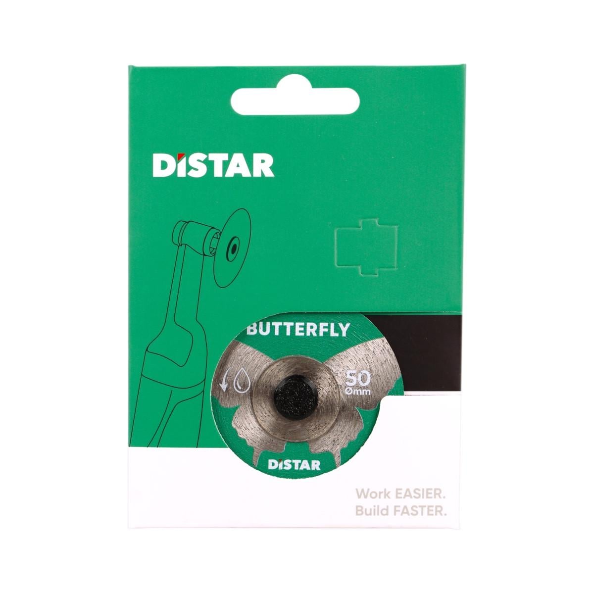 Диск алмазный Distar 50x0,6x9,6 Butterfly для керамогранита под гравер (11120159031)