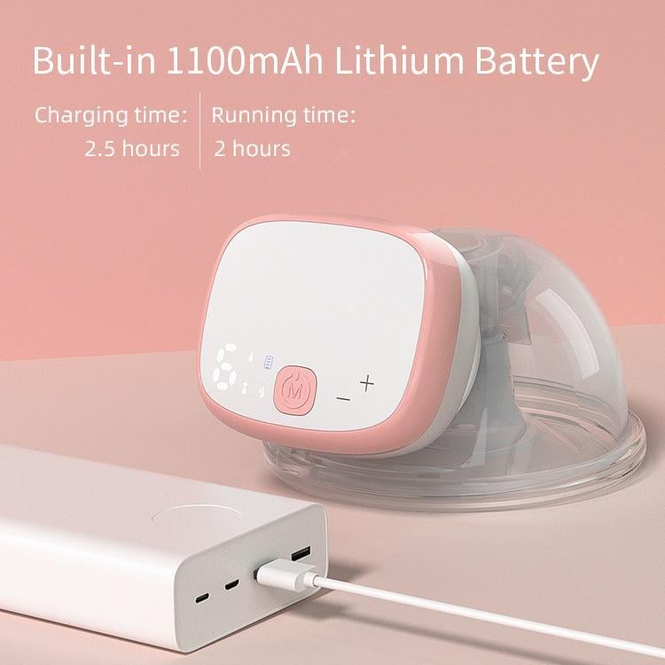 Молокоотсос портативный Milk Pumper Plus с индикатором заряда и 3 режимами Розовый (9322111) - фото 5