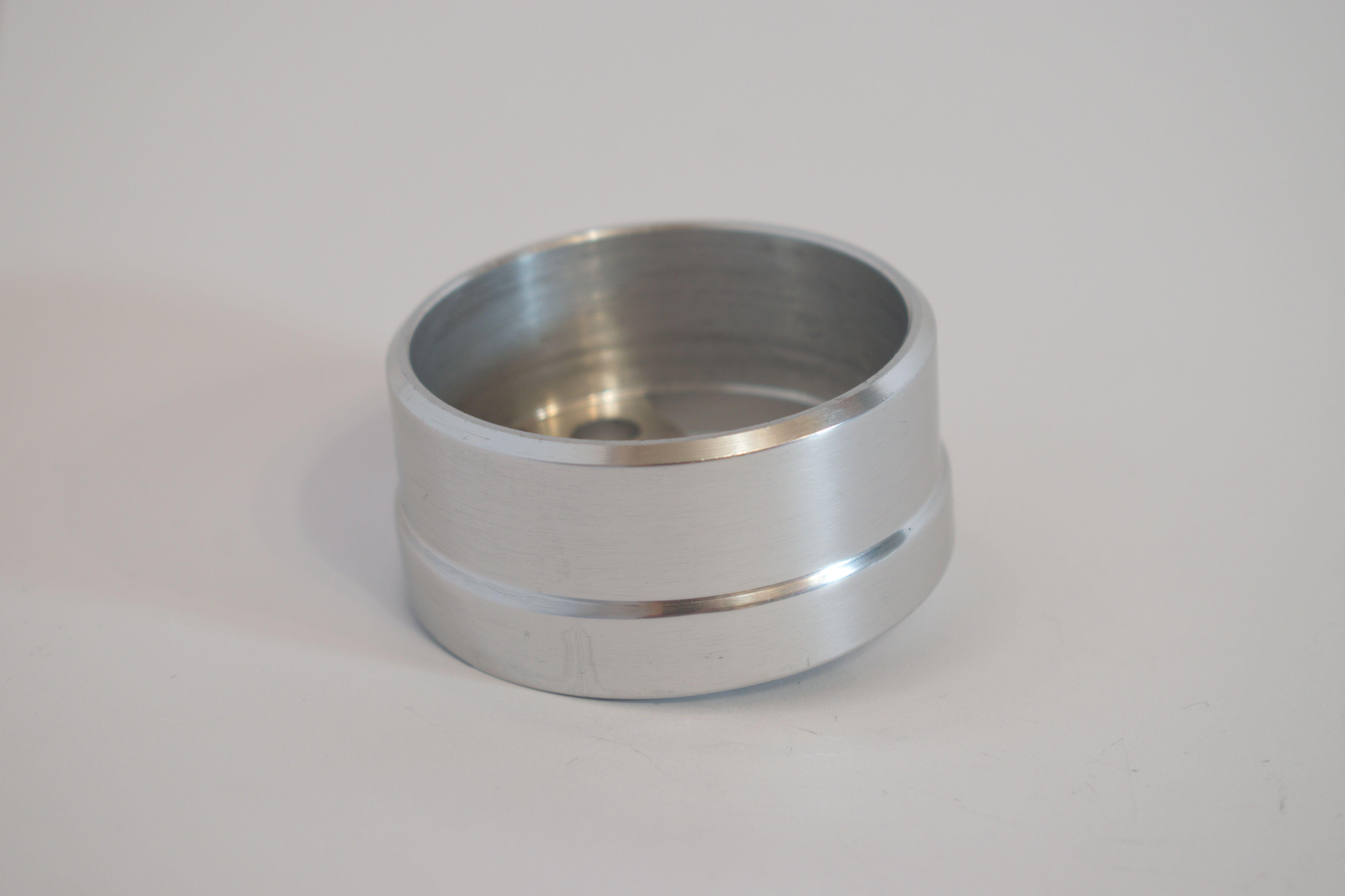 Фланець поручня до алюмінієвих поручнів тип коло Срібний (10721с)