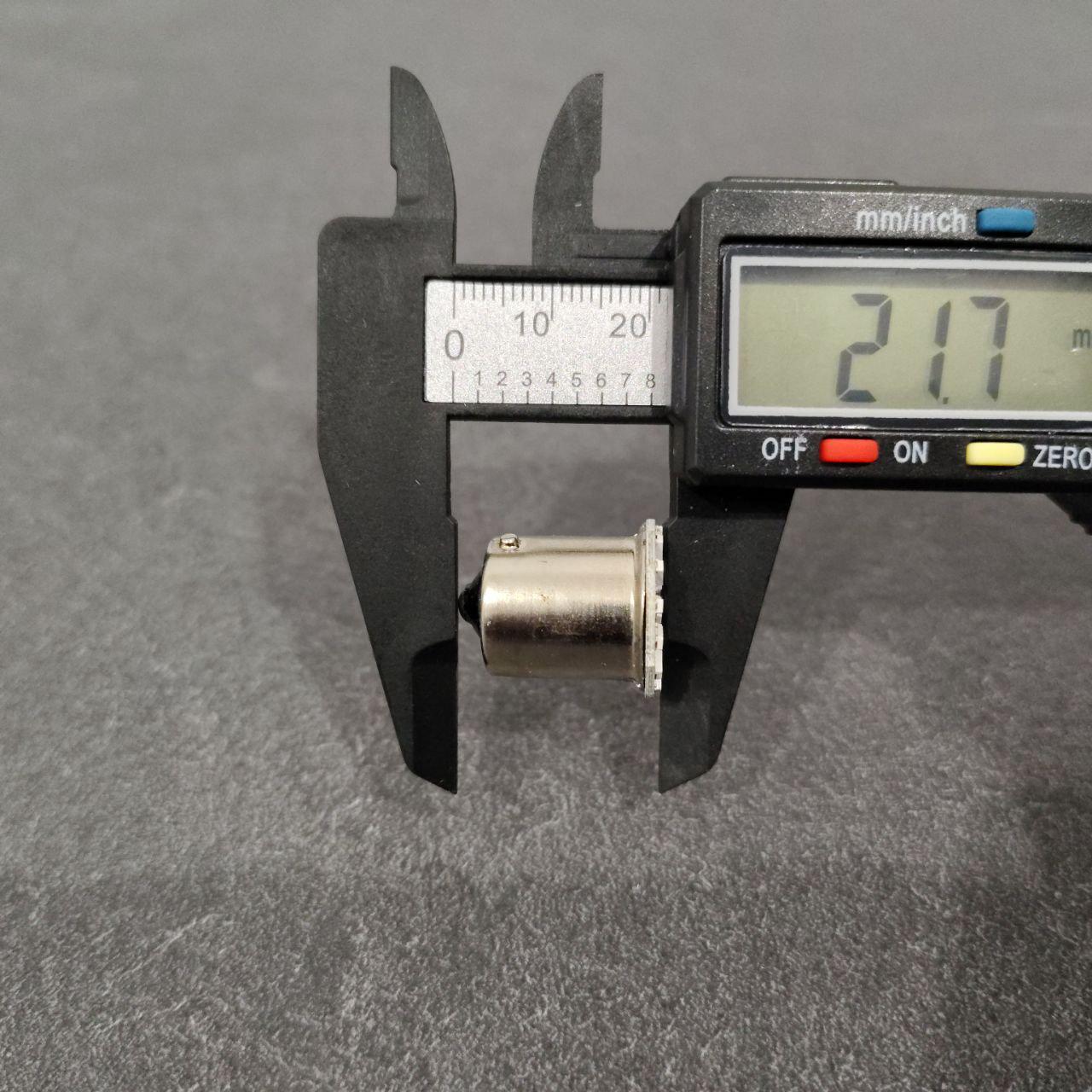 Автолампа Ba15s 1156 P21W 22SMD 12V LED Синий (538STORE3) - фото 3