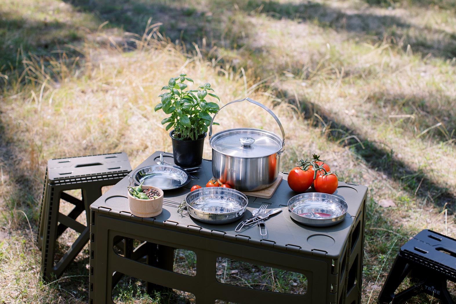 Казанок туристичний Tribe Family Pot з нержавіючої сталі 3,5 л (T-FH-0005-metal) - фото 6 Казанок туристичний Tribe Family Pot з нержавіючої сталі 3,5 л (T-FH-0005-metal) - фото 6