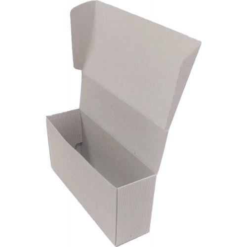 Коробка 220х60х100 мм 2-шарова подарункова Бурий (518)