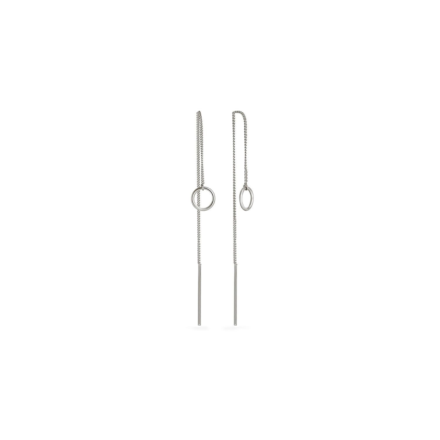 Серьги серебряные-протяжки Silver Loop 925° (С2/1225А)