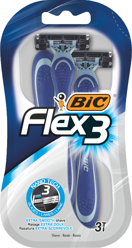 Станки для бритья Bic Flex 3 Comfort одноразовые без сменных картриджей 3 шт. (516760)