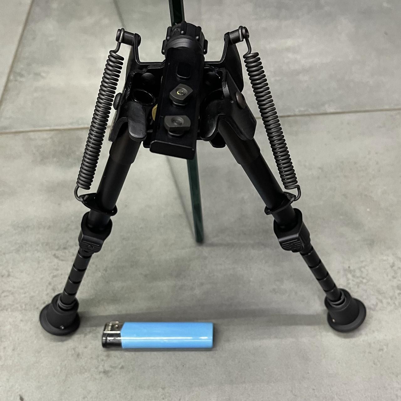 Сошки Harris Bipod S-BRM-MLOK, 152-229 мм шарнирная база подпружиненные ножки с резиновыми наконечниками (242667) - фото 4 Сошки Harris Bipod S-BRM-MLOK, 152-229 мм шарнирная база подпружиненные ножки с резиновыми наконечниками (242667) - фото 4