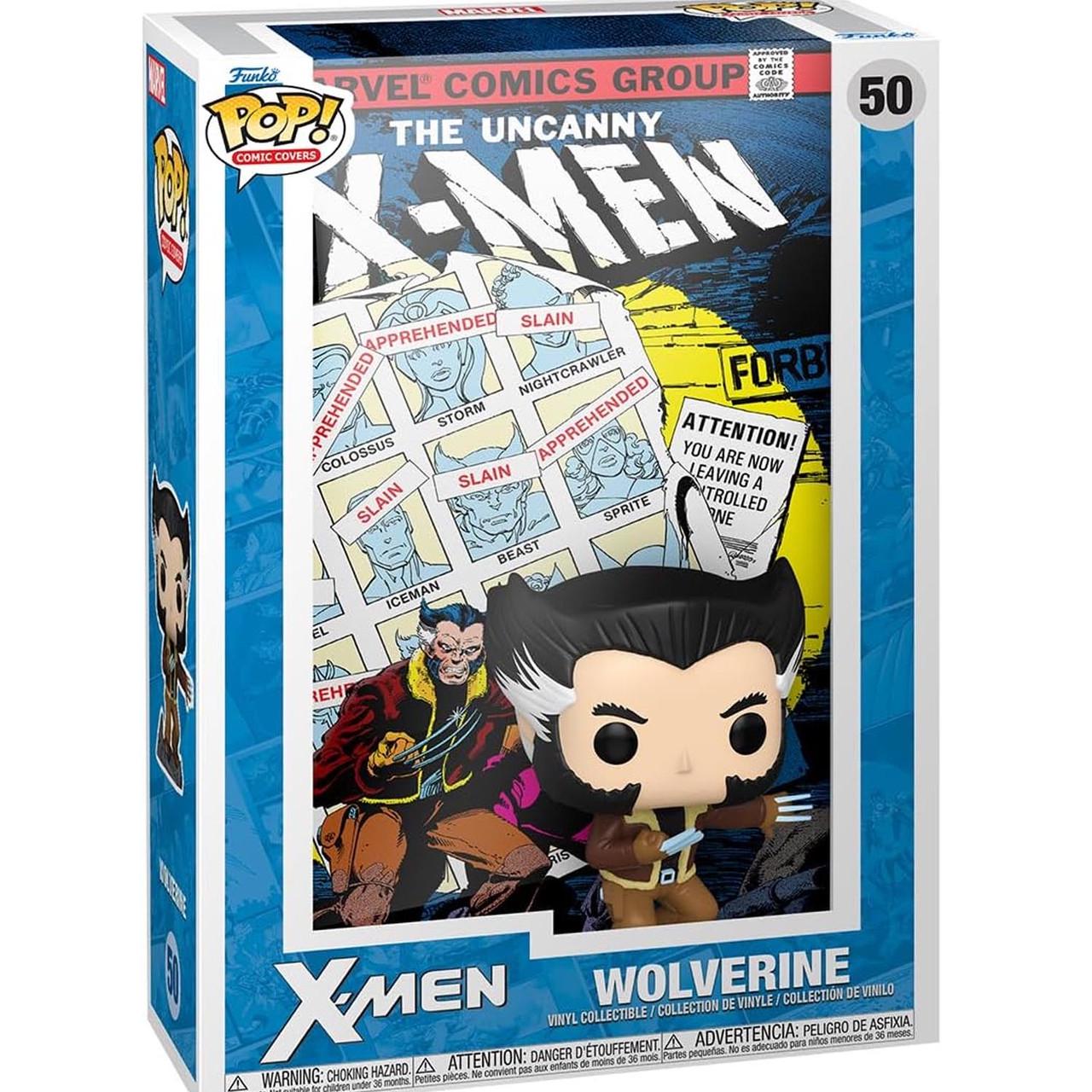 Дитяча ігрова фігурка Funko Pop! Обкладинка коміксу Ікс мен Росомаха в захисному Боксі (76082)