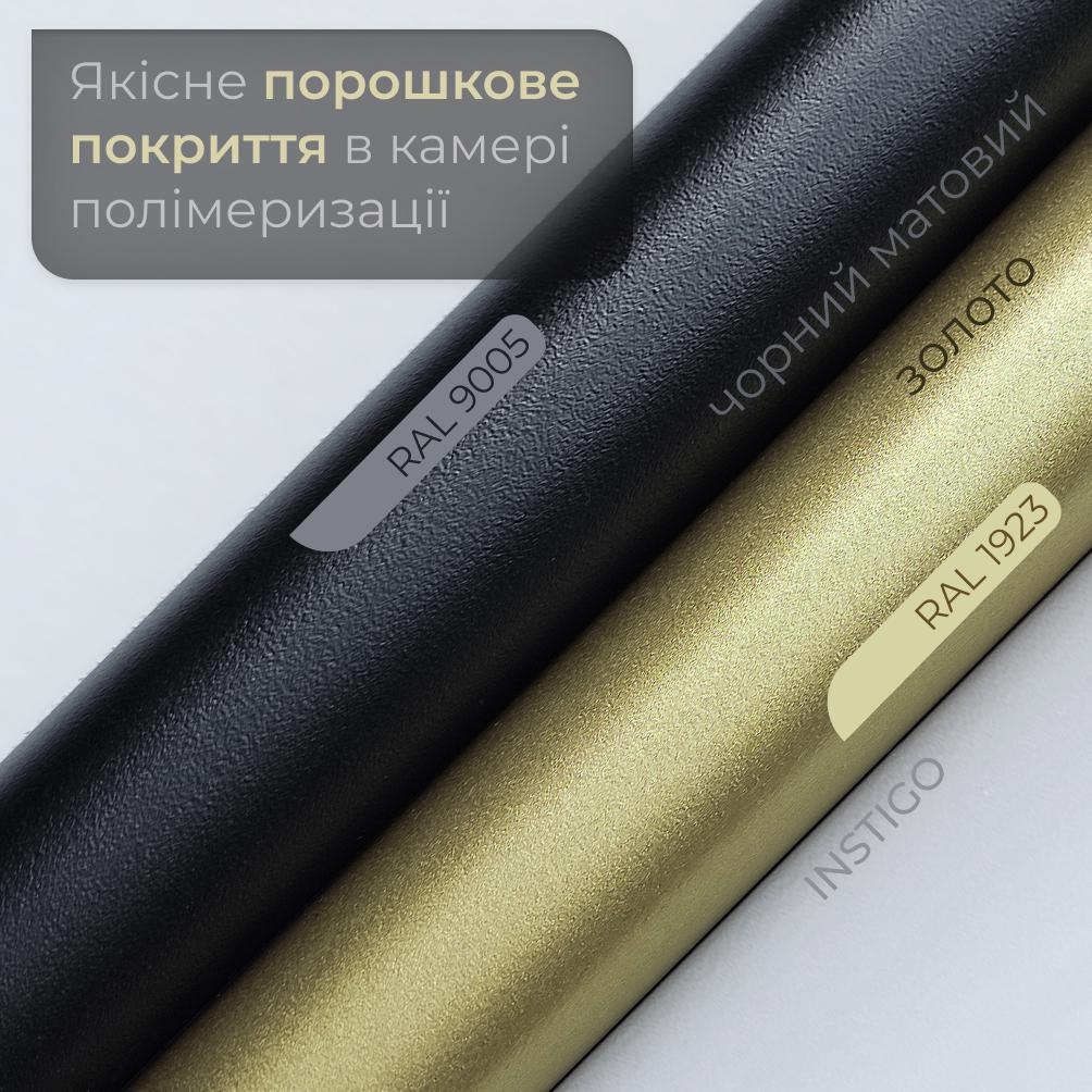 Ніжка регульована з металу H 730 мм Чорний (1215) - фото 10