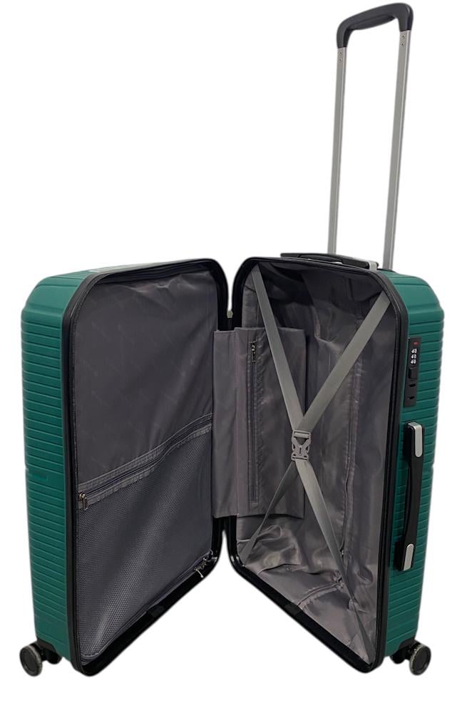 Валіза велика AIRTEX Worldline 291 поліпропілен L Зелений (291/62/49) - фото 5