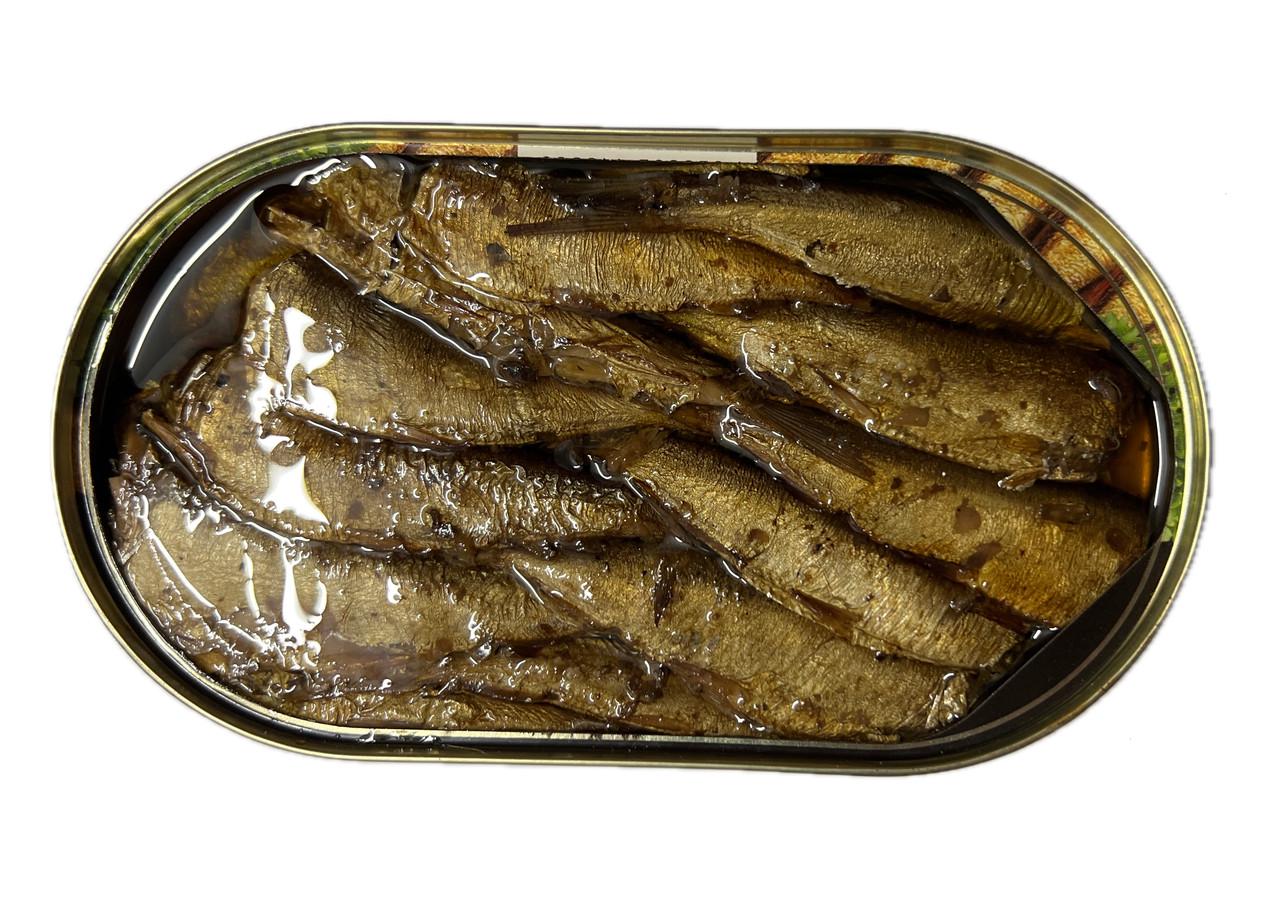 Шпроты большие в масле Боцман натурального копчения 190 г - фото 3 Шпроты большие в масле Боцман натурального копчения 190 г - фото 3