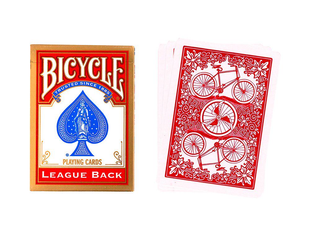 Карты игральные BICYCLE LEAGUE BACK STANDART INDEX Красный (6936116102556) Карты игральные BICYCLE LEAGUE BACK STANDART INDEX Красный (6936116102556)