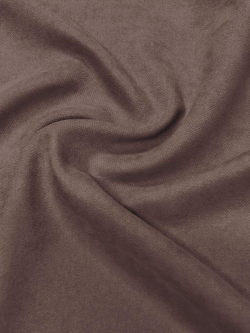 Ткань однотонная для штор Fonluk микровелюр Кофе с молоком (Fonluk/29) - фото 4 Ткань однотонная для штор Fonluk микровелюр Кофе с молоком (Fonluk/29) - фото 4