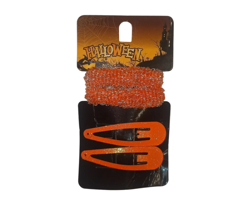 Заколки на Хелловін з резинками One size Помаранчевий (529307) Заколки на Хелловін з резинками One size Помаранчевий (529307)