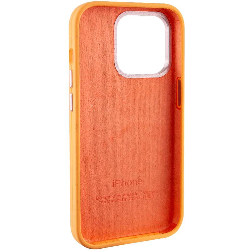 Противоударный чехол Silicone Case Metal Buttons (AA) для Apple iPhone 13 Pro Max (6.7") Оранжевый / Marigold - фото 6