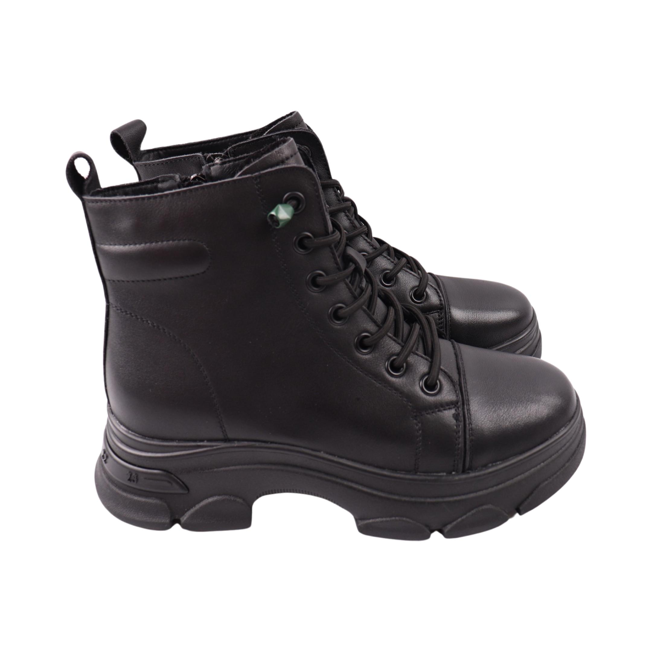 Ботинки женские Melanda натуральная кожа р. 39 Черный (278-24DHS)