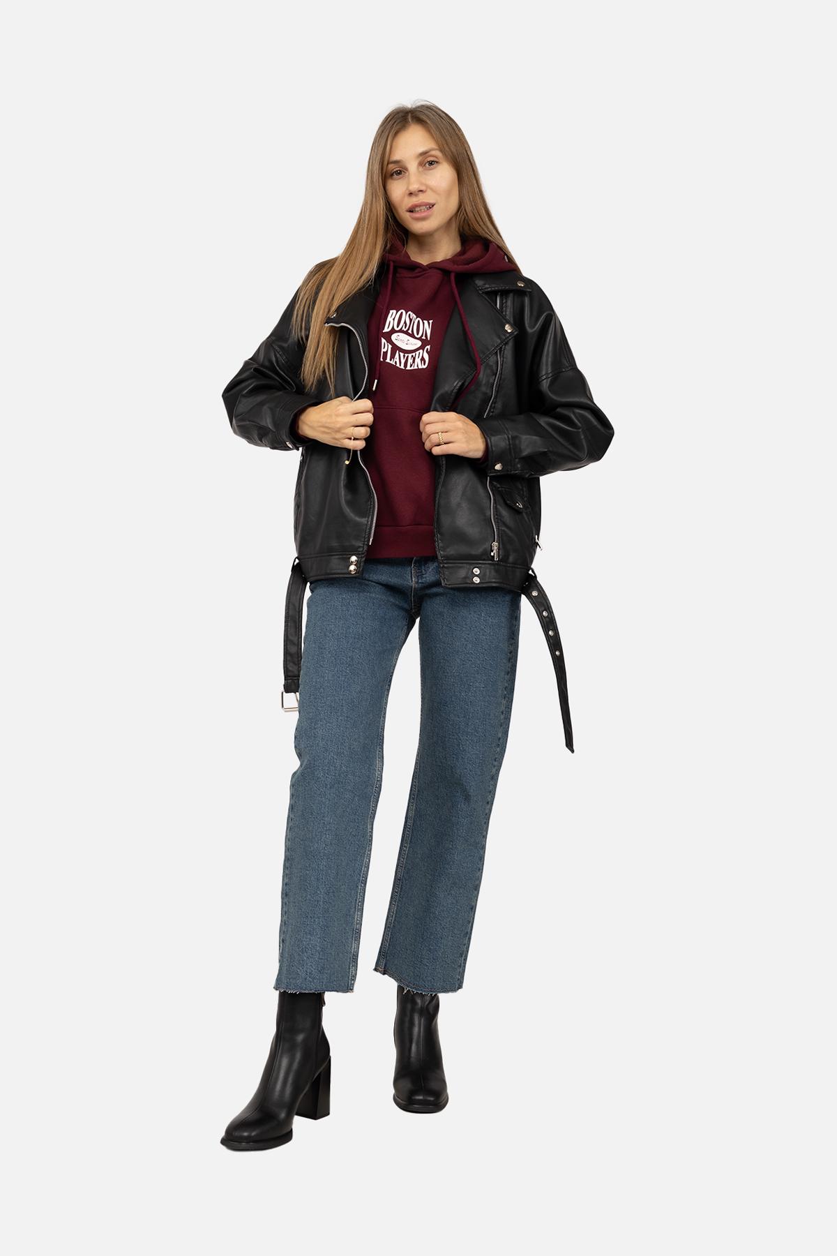 Худі жіноче ЦБ-00262069 р. 46 Бордовий (SKT001025771) - фото 4