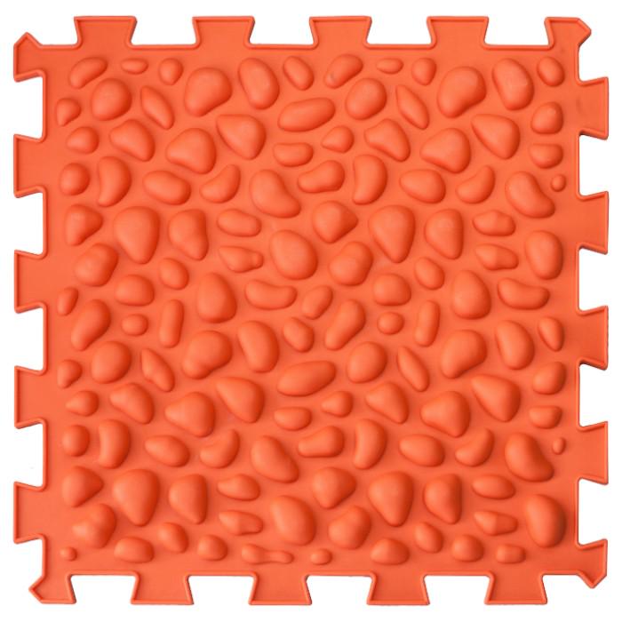 Коврик массажный пазл галька Оранжевый