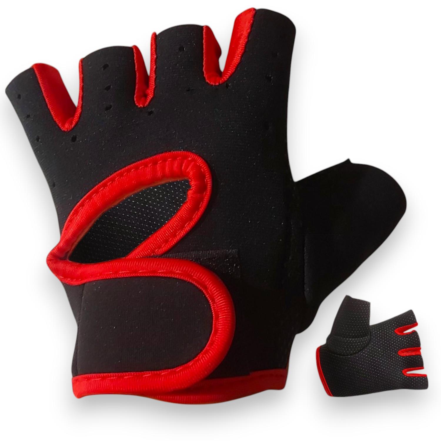 Перчатки для спорта GDragon Home унисекс Черный/Красный (66_1_M_2)