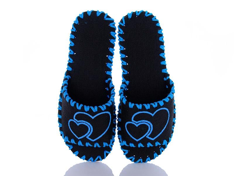 Тапочки фетровые женские VENDS 291 р. 38-39 Черный