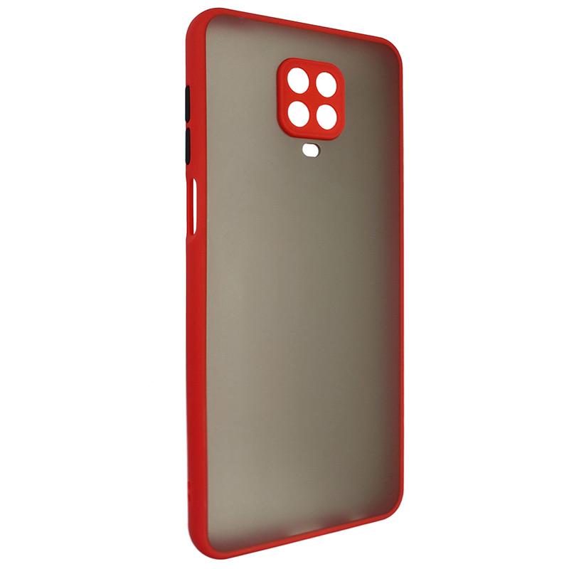 Чехол Totu Camera Protection для Xiaomi Redmi Note 9S/9 Pro Red (29caa1-3144)