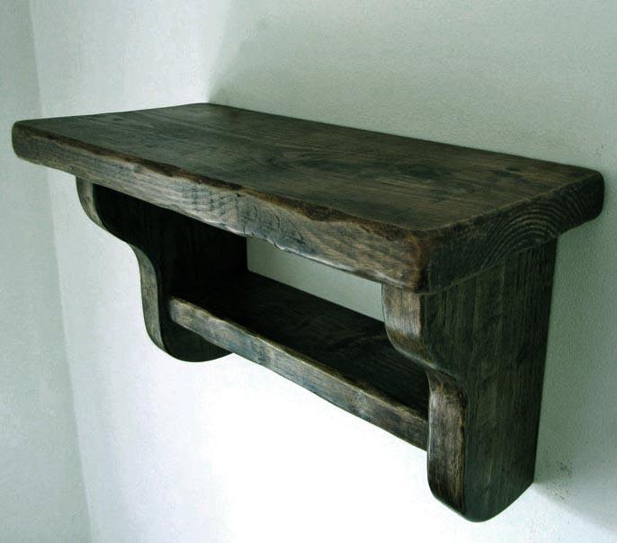 Полка настенная из дерева Висент Мокко (ПНС/005410)