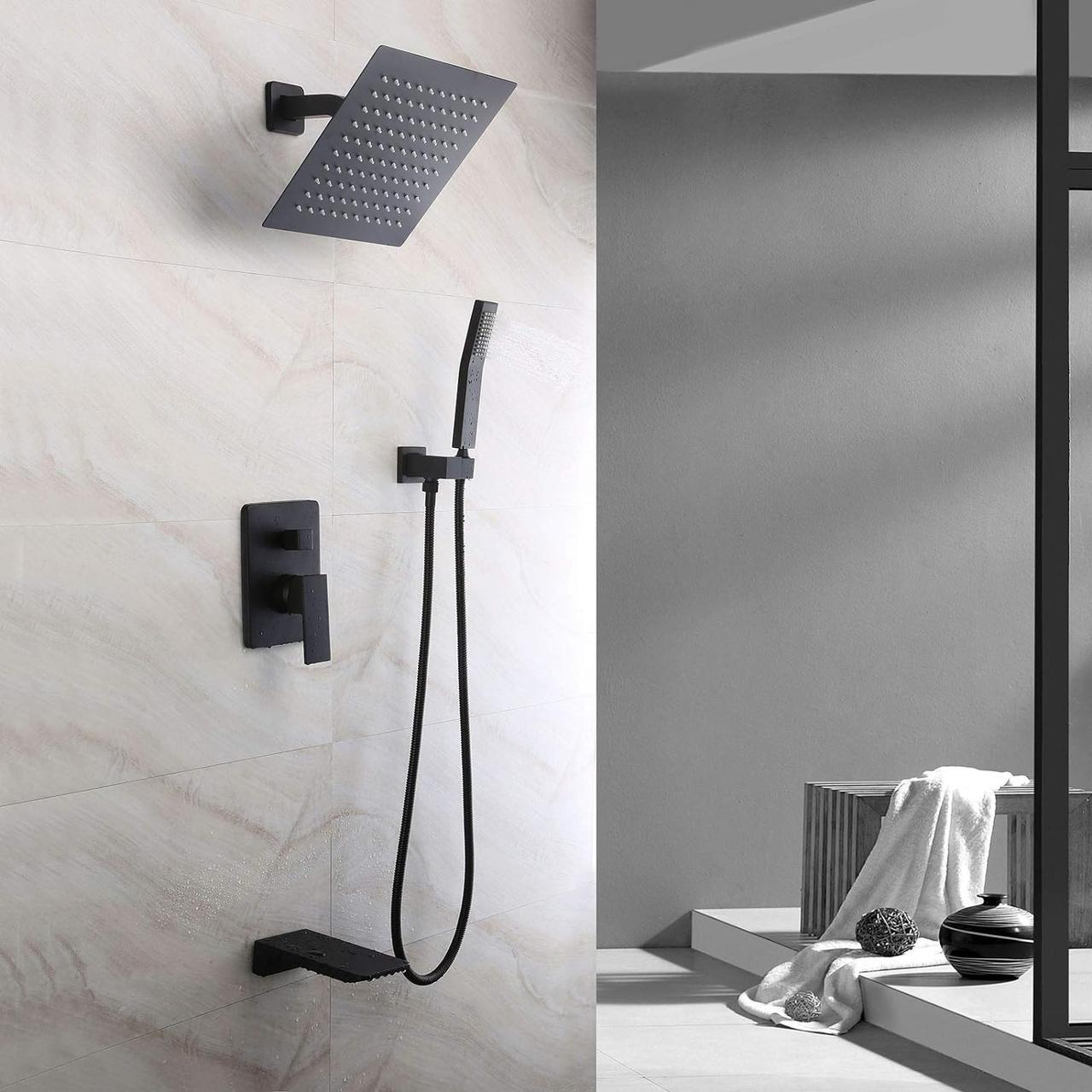 Душевая система Lamber 109712 скрытого монтажа Черный Душевая система Lamber 109712 скрытого монтажа Черный