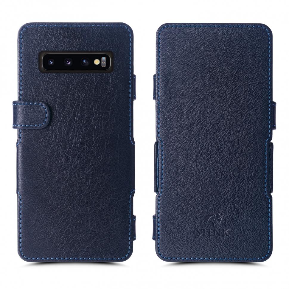 Чехол книжка Stenk Prime для Samsung Galaxy S10 Plus Синий (63593) Чехол книжка Stenk Prime для Samsung Galaxy S10 Plus Синий (63593)